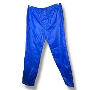 Vintage 1980's Y.E.S Bloomingdales Men's Store Blue Windbreaker Trek Pants